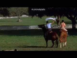 bouncing tits betsy russell (betsy russell) while riding a horse in the movie private school (private school, 1983) big tits big ass natural tits mature